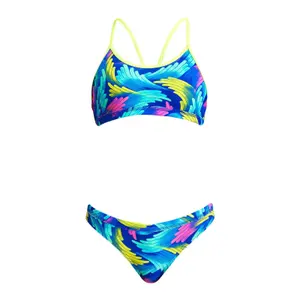 2-piece swimsuit for girls Funkita Racerback image-3