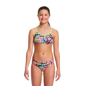 2-piece swimsuit for girls Funkita Raceback image-1