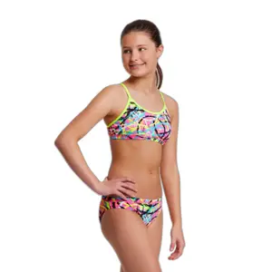 2-piece swimsuit for girls Funkita Raceback image-3