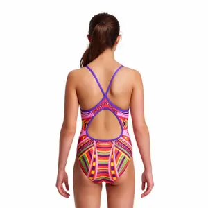 1-piece swimsuit for girls Funkita Diamond Back image-1