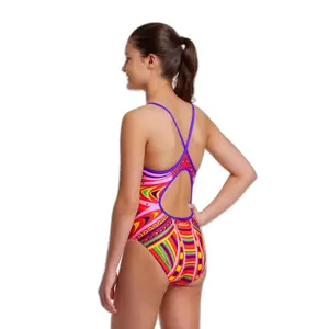 1-piece swimsuit for girls Funkita Diamond Back image-3