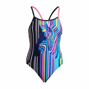 1-piece swimsuit for girls Funkita Diamond Back image-0