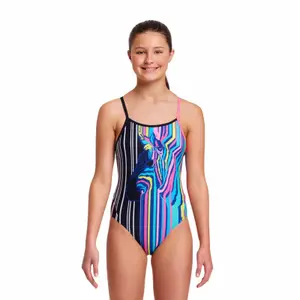 1-piece swimsuit for girls Funkita Diamond Back image-1