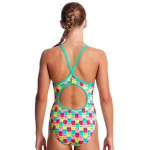 1-piece swimsuit for girls Funkita Diamond Back image-1