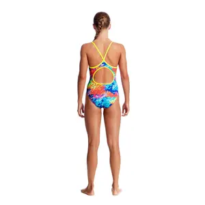 1-piece swimsuit for girls Funkita Diamond Back image-1