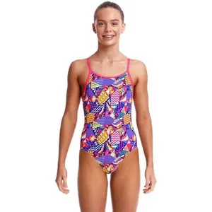 1-piece swimsuit for girls Funkita Diamond Back image-0
