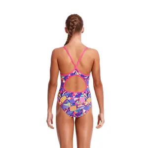 1-piece swimsuit for girls Funkita Diamond Back image-1