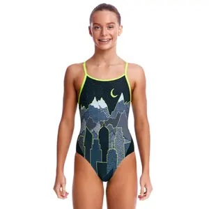 1-piece swimsuit for girls Funkita Diamond Back image-0