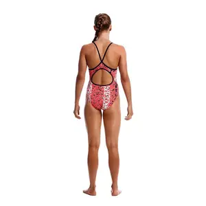 1-piece swimsuit for girls Funkita Diamond Back image-1