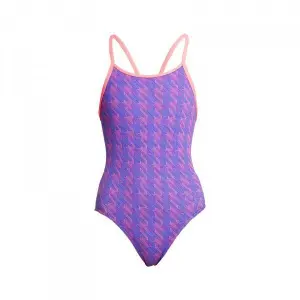1-piece swimsuit for girls Funkita Diamond Back image-1