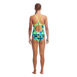 1-piece swimsuit for girls Funkita Diamond Back image-1