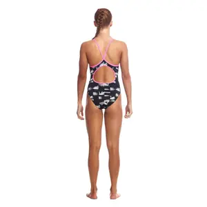 1-piece swimsuit for girls Funkita Diamond Back image-1