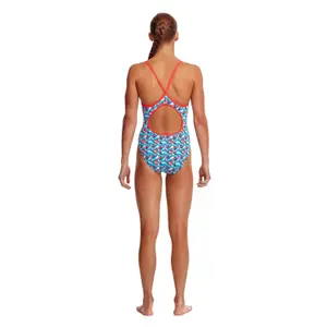 1-piece swimsuit for girls Funkita Diamond Back image-1