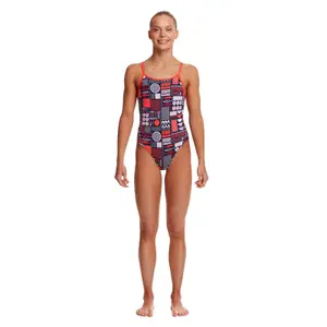 1-piece swimsuit for girls Funkita Diamond Back image-0