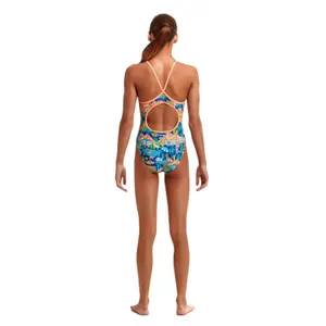 1-piece swimsuit for girls Funkita Diamond Back image-1
