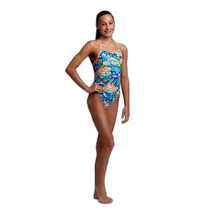 1-piece swimsuit for girls Funkita Diamond Back image-2