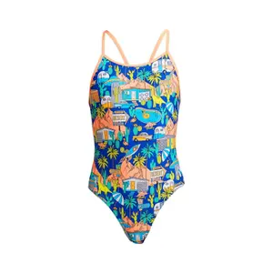 1-piece swimsuit for girls Funkita Diamond Back image-3