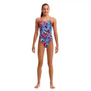 1-piece swimsuit for girls Funkita Diamond Back image-0