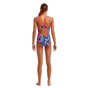 1-piece swimsuit for girls Funkita Diamond Back image-1