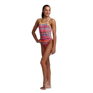 1-piece swimsuit for girls Funkita Diamond Back image-2