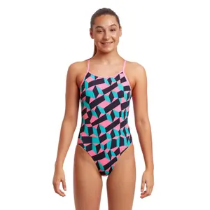 1-piece swimsuit for girls Funkita Diamond Back image-1