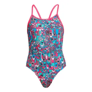 1-piece swimsuit for girls Funkita Diamond Back image-0