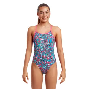 1-piece swimsuit for girls Funkita Diamond Back image-1