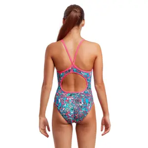 1-piece swimsuit for girls Funkita Diamond Back image-3