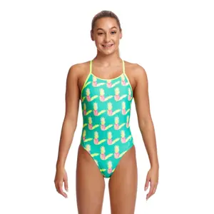 1-piece swimsuit for girls Funkita Diamond Back image-1