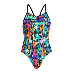 1-piece swimsuit for girls Funkita Diamond Back image-1