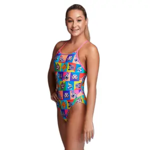 1-piece swimsuit for girls Funkita Diamond Back image-2
