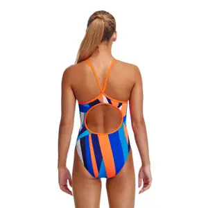 1-piece swimsuit for girls Funkita Diamond Back image-1