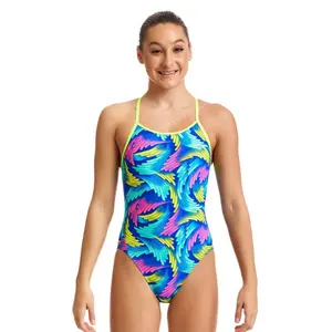 1-piece swimsuit for girls Funkita Diamond Back image-0