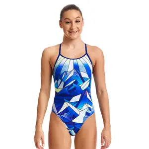 1-piece swimsuit for girls Funkita Diamond back image-0
