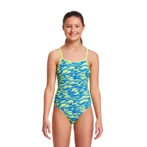 1-piece swimsuit for girls Funkita Diamond back image-1