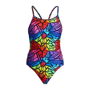 1-piece swimsuit for girls Funkita Diamond back image-0