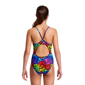 1-piece swimsuit for girls Funkita Diamond back image-2