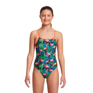 1-piece swimsuit for girls Funkita Diamond back image-1