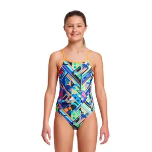 1-piece swimsuit for girls Funkita Diamond back image-1