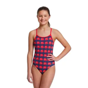 1-piece swimsuit for girls Funkita Diamond back image-3