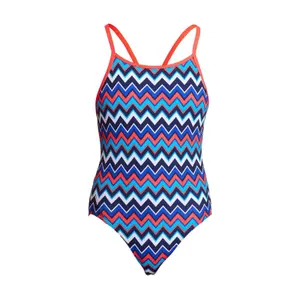 1-piece swimsuit for girls Funkita Diamond Back image-2