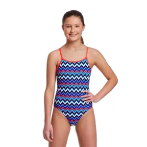 1-piece swimsuit for girls Funkita Diamond Back image-3