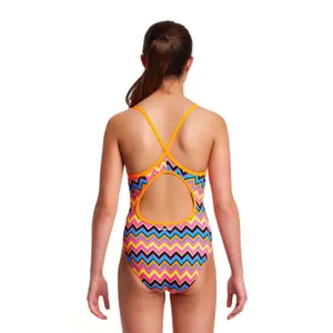 1-piece swimsuit for girls Funkita Diamond Back image-1