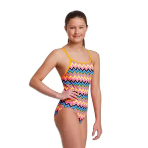 1-piece swimsuit for girls Funkita Diamond Back image-2