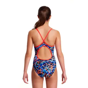 1-piece swimsuit for girls Funkita Diamond Back image-1