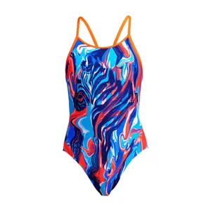 1-piece swimsuit for girls Funkita Diamond Back image-0
