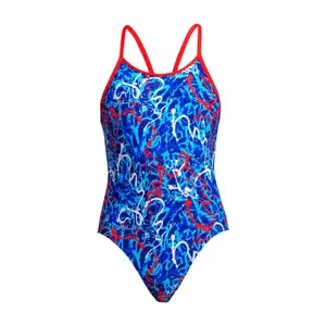 1-piece swimsuit for girls Funkita Diamond back image-0