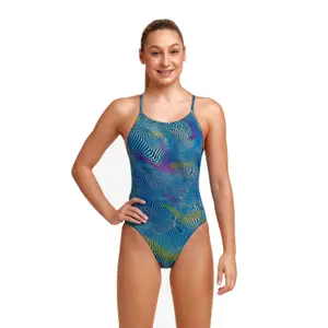 1-piece swimsuit for girls Funkita Diamond Back image-4