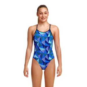 1-piece swimsuit for girls Funkita Diamond Back image-1