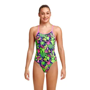 1-piece swimsuit for girls Funkita Diamond Back image-1